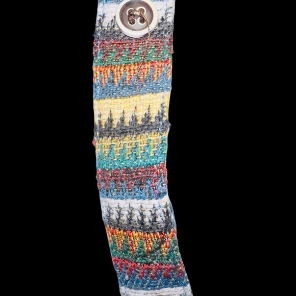 Bke Western Embroidered Aztec Button Down Size Medium Super Soft - Picture 4 of 6